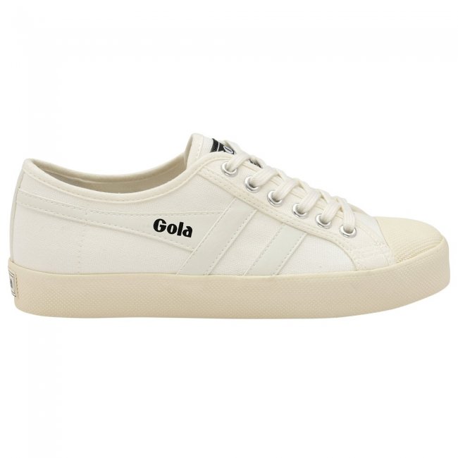 Vegan Gola Classics Women's Coaster - Off White/Off White