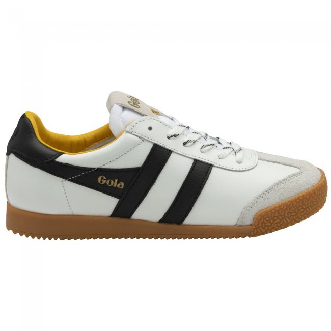 Gola Classics Women's Elan 120 Leather Sneakers - White/Black