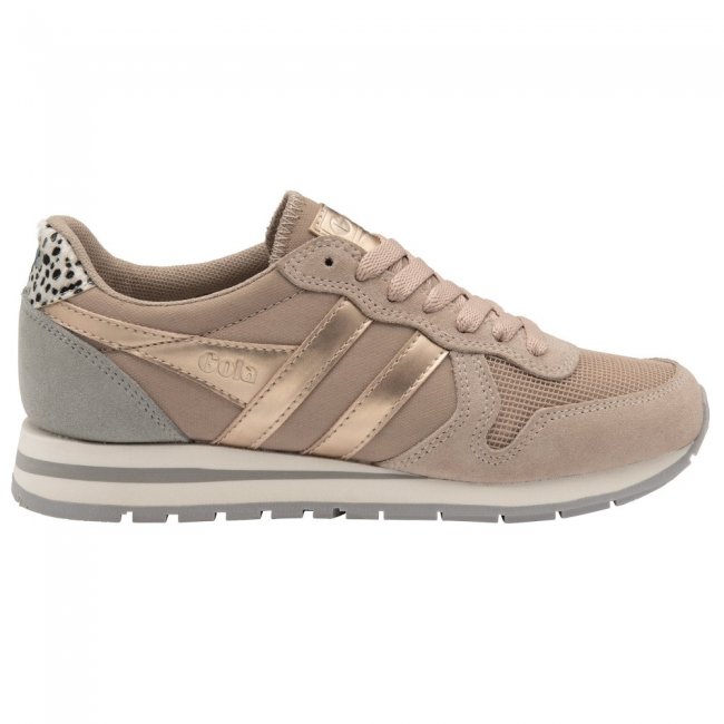Gola Classics Women's Daytona Jungle Sneakers - Blush Pink/Cheetah