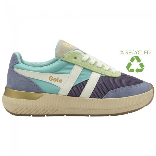 Gola Classics Women's Raven Sneakers - Plum/Sea Mist/Lavender