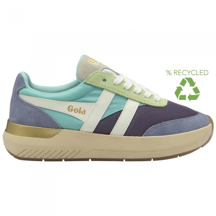 Gola Classics Women's Raven Sneakers - Plum/Sea Mist/Lavender