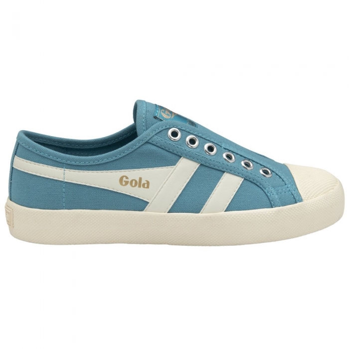 Vegan Gola Classics Women's Coaster Slip - Ocean/Off White