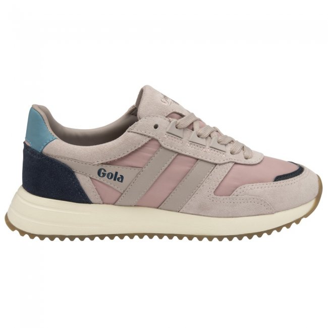 Gola Classics Women's Chicago Sneakers - Blossom/Blossom/Ocean
