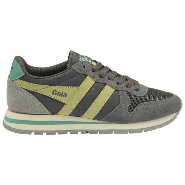 Gola Classics Women's Daytona Sneakers - Ash/Lemon/Sea Mist