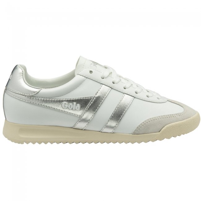 Gola Classics Women's Torpedo Mirror Sneakers - White/Silver/Off White
