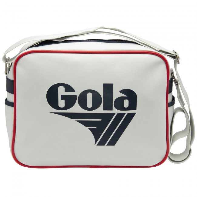 Gola Classics Redford Messenger Bag - White/Navy/Red