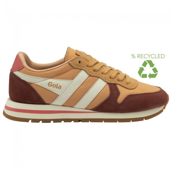 Gola Classics Women's Daytona Chute Sneakers - Salmon/Red Ochre/Off White