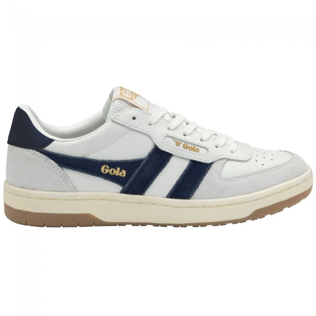 Gola Classics Men's Hawk Sneakers - White/Vintage Blue