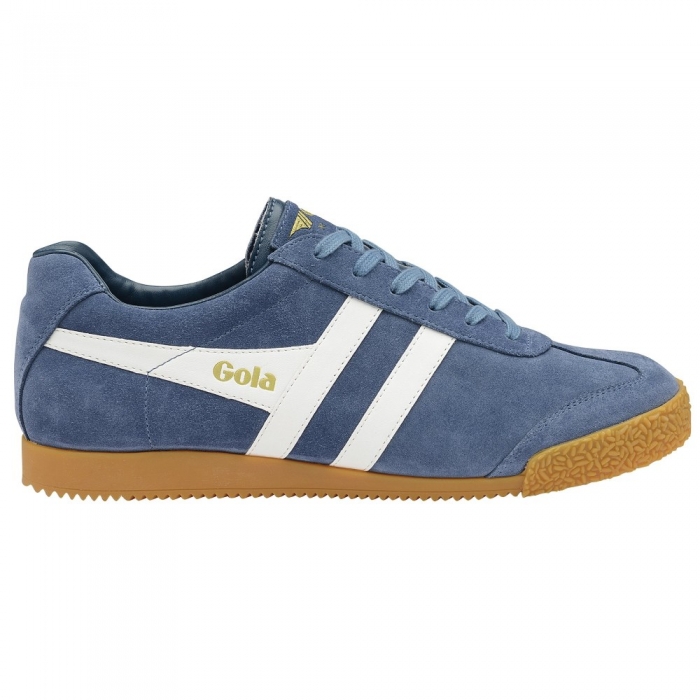 Gola Classics Men's Harrier Suede Sneakers - Baltic/White