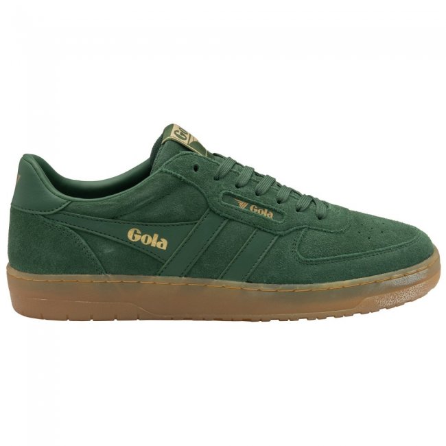 Gola Classics Men's Hawk Suede '86 Sneakers - Evergreen/Gum