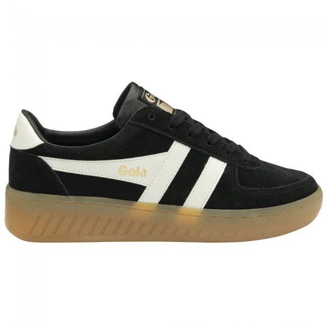 Gola Classics Women's Grandslam Suede Sneakers - Black/Off White/Gum