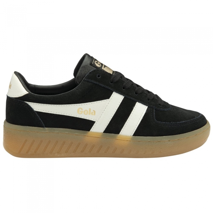 Gola Classics Women's Grandslam Suede Sneakers - Black/Off White/Gum