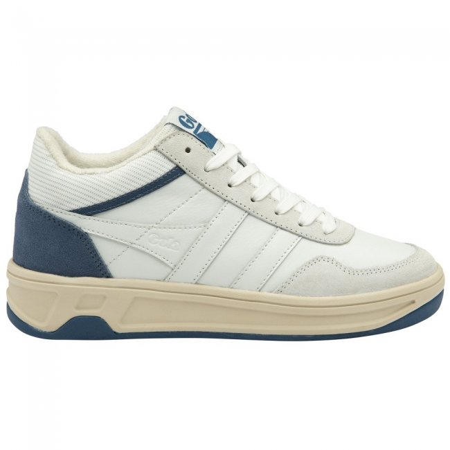 Gola Classics Women's Swerve Sneakers - White/White/Moonlight