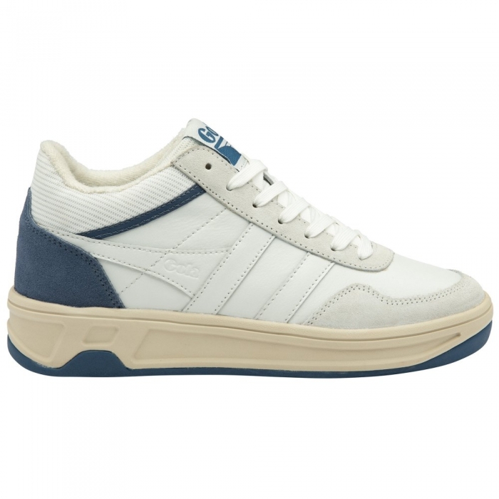 Gola Classics Women's Swerve Sneakers - White/White/Moonlight