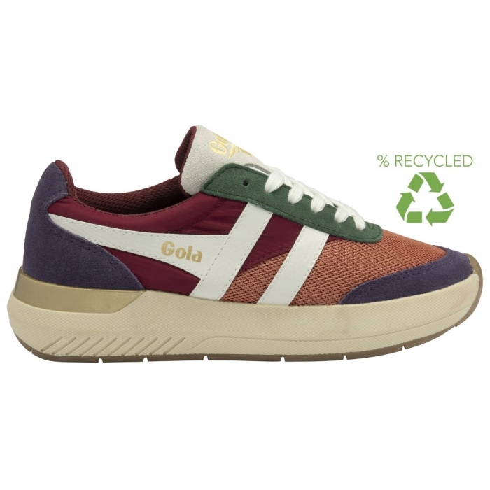 Gola Classics Women's Raven Sneakers - Terracotta/Cerise/Plum