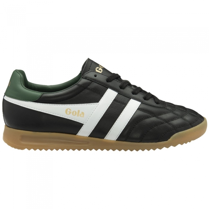 Gola Classics Men's Stadium Sneakers - Black/White/Evergreen
