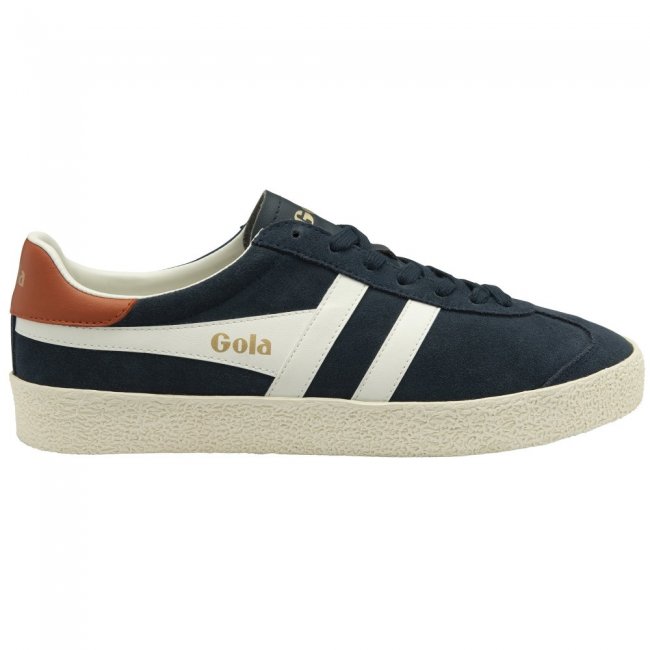 Gola Classics Men's Medallist Sneakers - Navy/Off White/Moody Orange