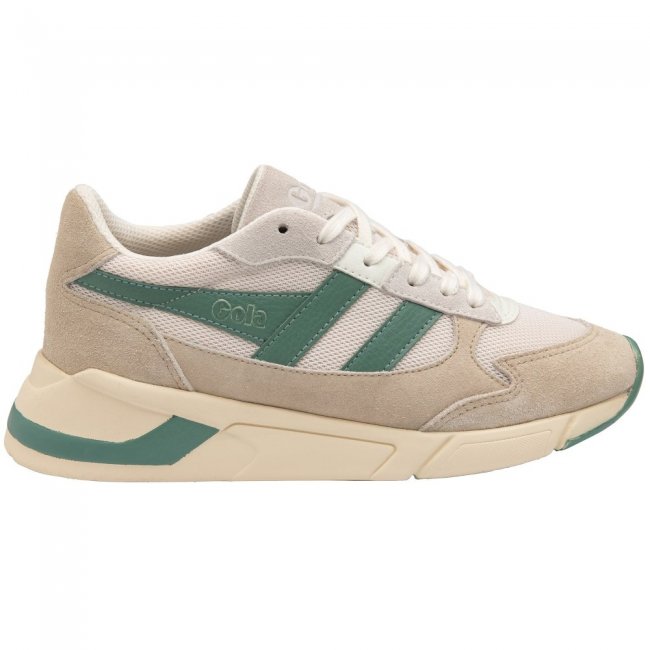 Gola Classics Women's Tempest Sneakers - Off White/Wheat/Green Mist