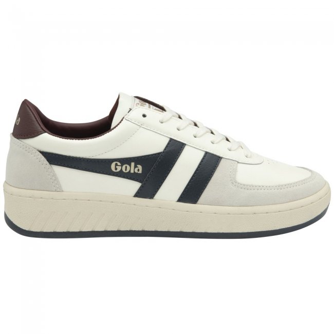 Gola Classics Men's Grandslam Classic Sneakers - Off White/Navy/Burgundy
