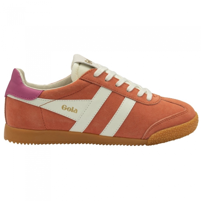 Gola Classics Women's Elan Sneakers - Hot Coral/Off White/Fuchsia