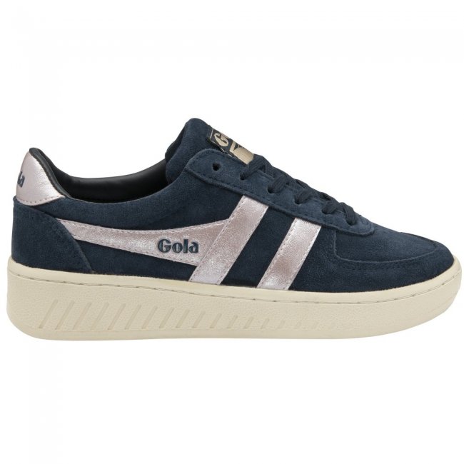Gola Classics Women's Grandslam Flame Sneakers - Navy/Pale Pink