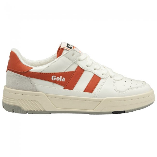 Gola Classics Women's Allcourt Sneakers - White/Saffron