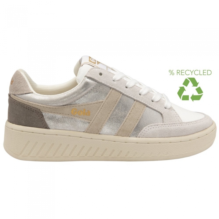 Gola Classics Women's Superslam Blaze Sneakers - Silver/Wheat/Feather Grey