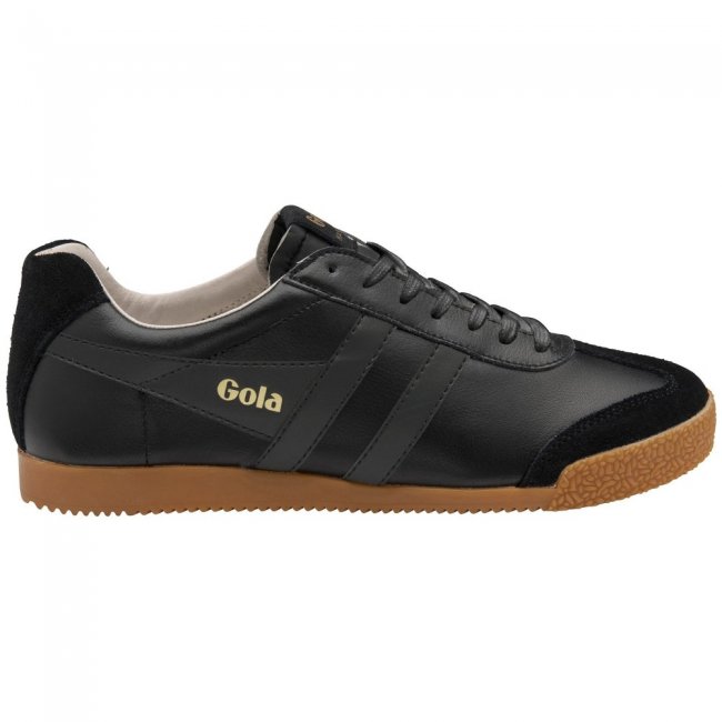 Gola Classics Men's Harrier 001 Sneakers - Black/Black/Gum