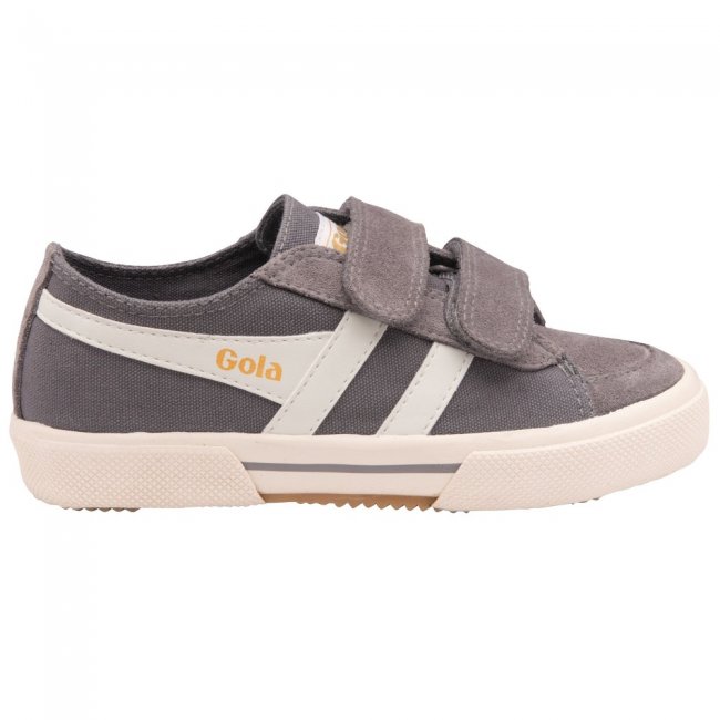 Gola Classics Kids' Super Quarter Strap - Ash/Off White