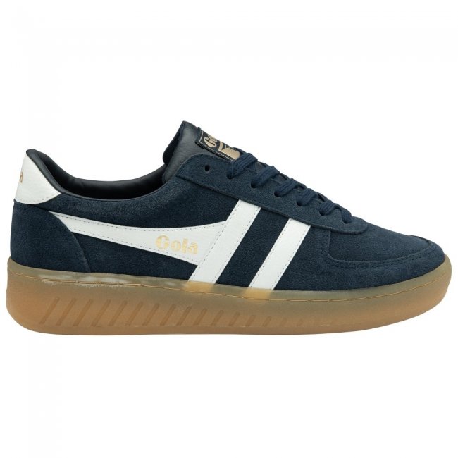 Gola Classics Men's Grandslam Suede Sneakers - Navy/White/Gum