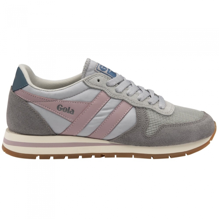 Gola Classics Women's Daytona Sneakers - Light Grey/Ash/Pastel Pink