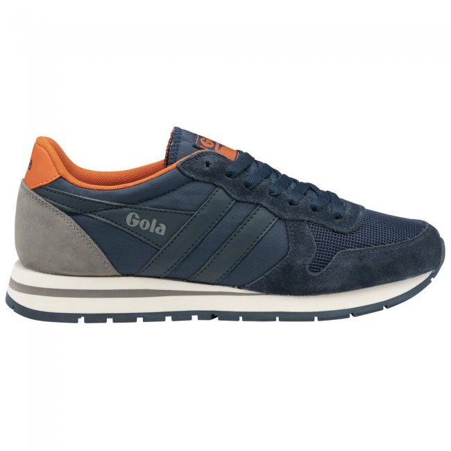 Gola Classics Men's Daytona Sneakers - Navy/Ash/Moody Orange