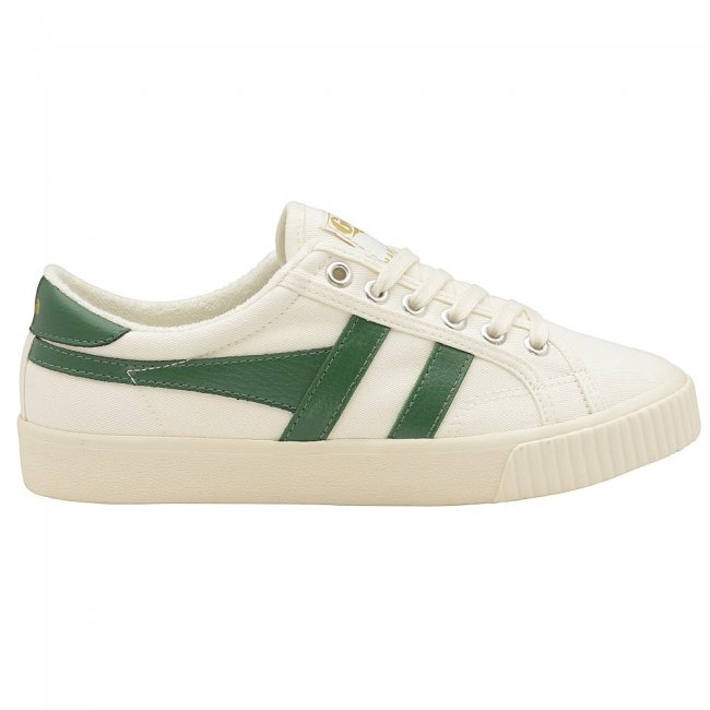 Vegan Gola Classics Men's Tennis Mark Cox Sneakers - Off White/Dark Green