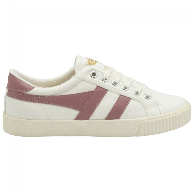 Vegan Gola Classics Women's Tennis Mark Cox Sneakers - Off White/Dusty Rose