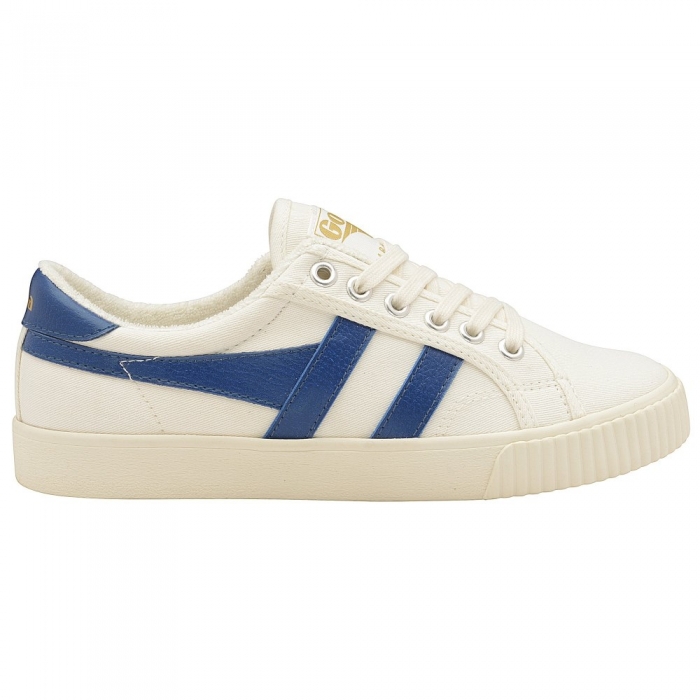 Vegan Gola Classics Women's Tennis Mark Cox Sneakers - Off White/Vintage Blue