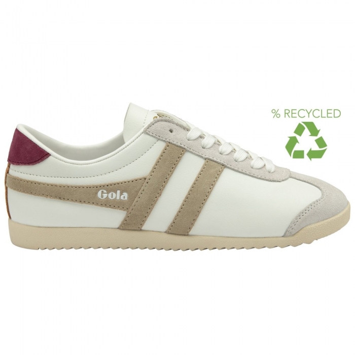 Gola Classics Women's Bullet Pure Sneakers - White/Bone/Cerise