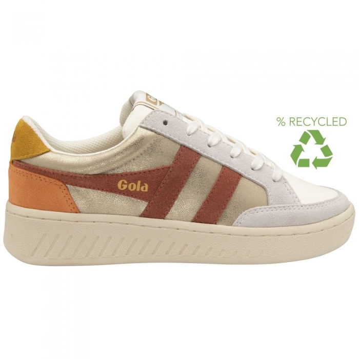Gola Classics Women's Superslam Blaze Sneakers - Gold/Orange Spice/Sun