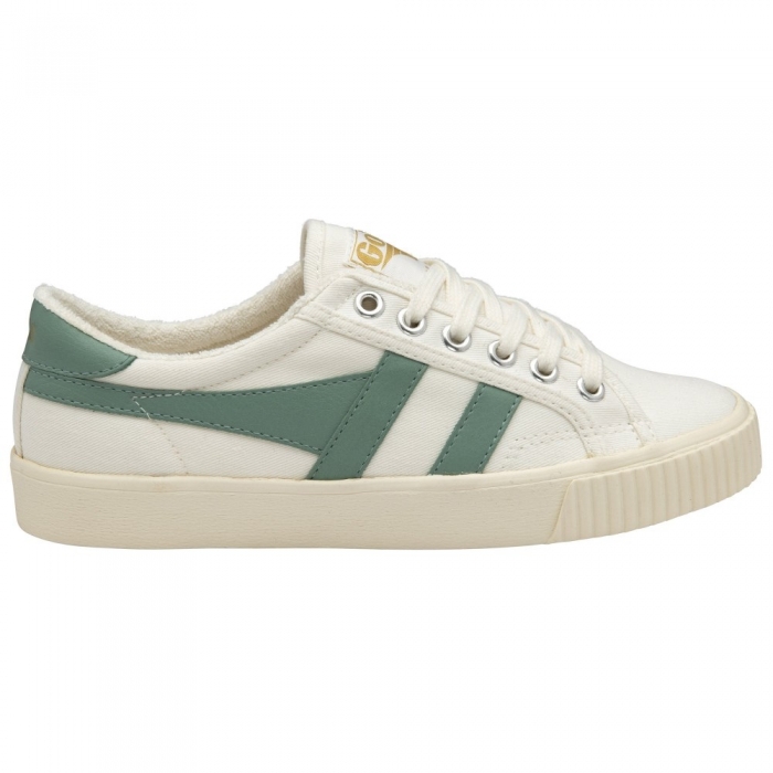 Vegan Gola Classics Women's Tennis Mark Cox Sneakers - Off White/Green Mist