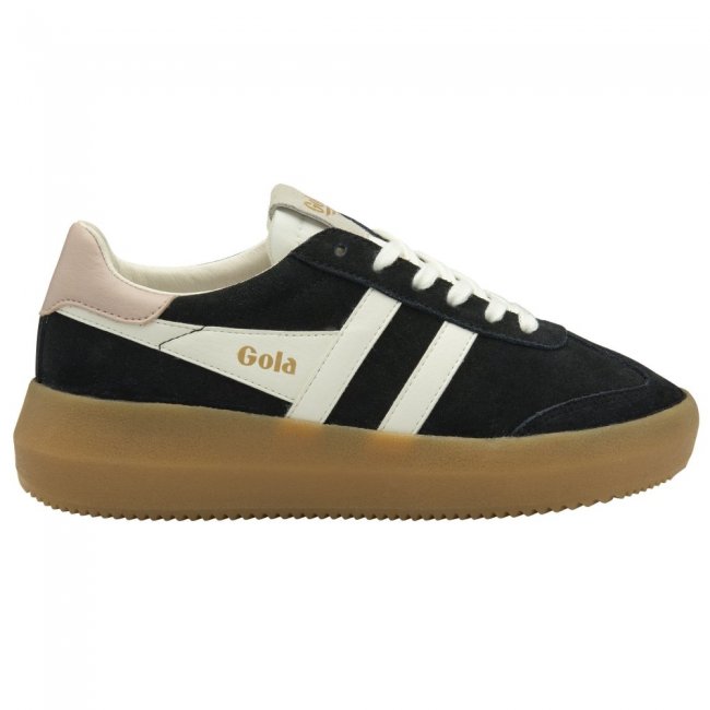 Gola Classics Women's Athena Sneakers - Black/Off White/Rose/Gum
