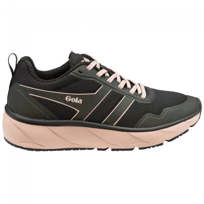 Gola Performance Women's Typhoon Sneakers - Black/Pearl Pink