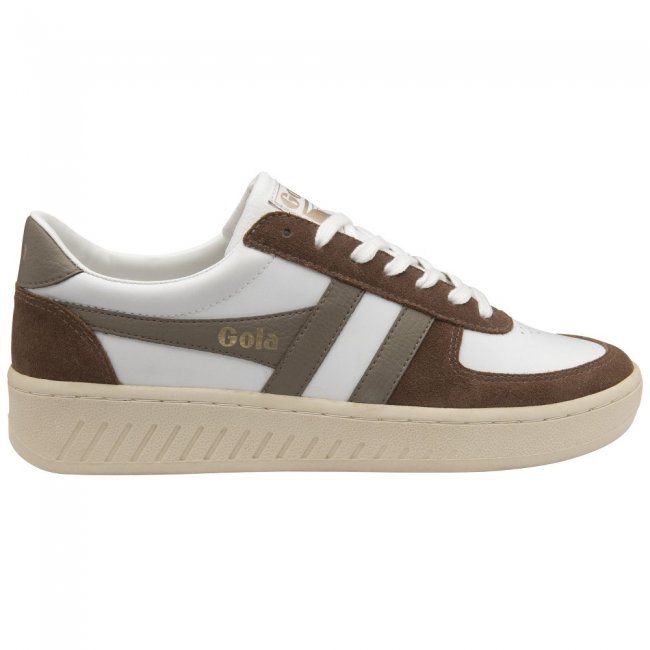 Gola Classics Men's Grandslam Quadrant Sneakers - White/Otter/Rhino