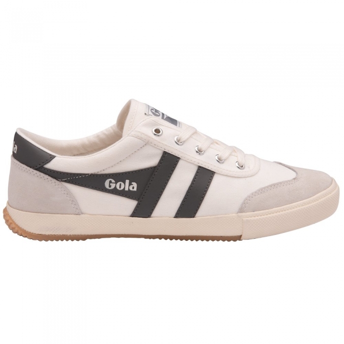 Gola Classics Men's Badminton Plimsoll Sneakers - Off White/Shadow