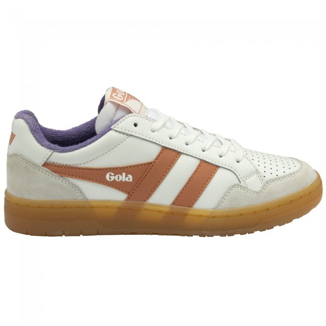 Gola Classics Women's Eagle '86 Sneakers - White/Terracotta/Wisteria/Gum