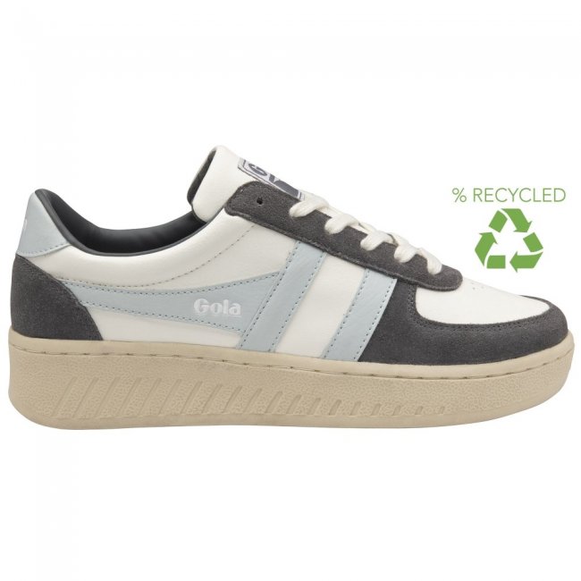 Gola Classics Women's Grandslam Pure Sneakers - Off White/Shadow/Ice Blue