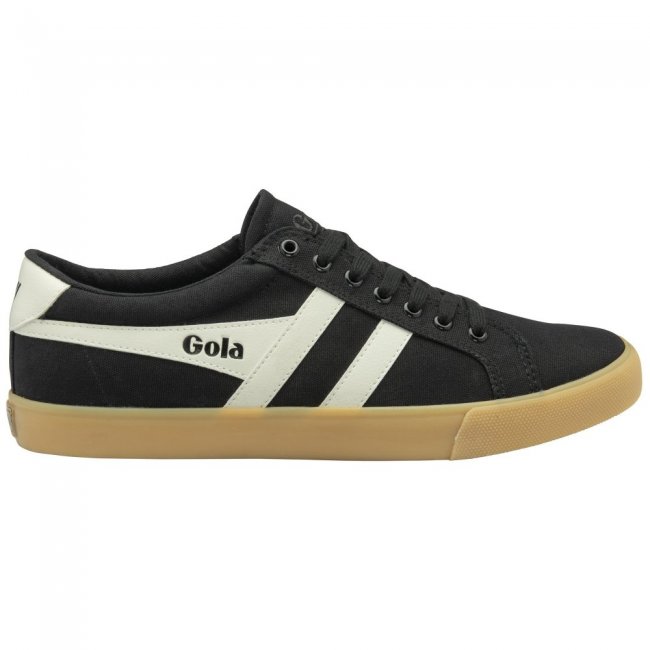 Vegan Gola Classics Men's Varsity Sneakers - Black/Off White/Gum