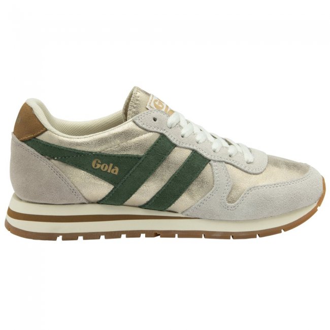 Gola Classics Women's Daytona Blaze Sneakers - Gold/Evergreen/Brown Sugar
