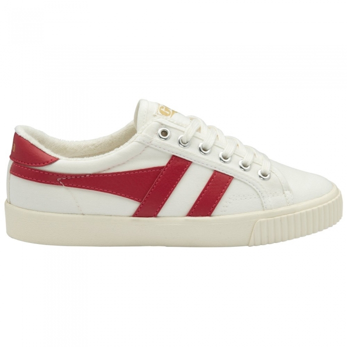 Vegan Gola Classics Women's Tennis Mark Cox Sneakers - Off White/Raspberry