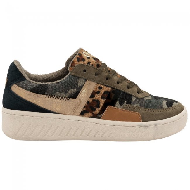 Gola Classics Women's Grandslam Mode Sneakers - Camo/Leopard/Multi