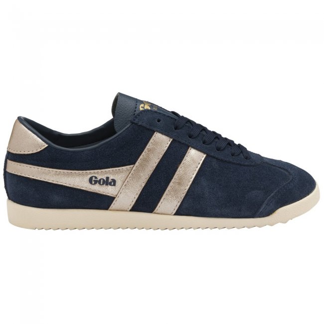 Gola Classics Women's Bullet Flame Sneakers - Navy/Rose Gold