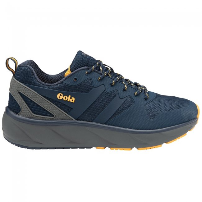 Gola Performance Men's Thunder Sneakers - Navy/Charcoal/Deep Sun